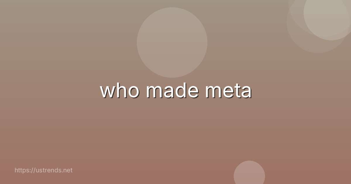 who made meta