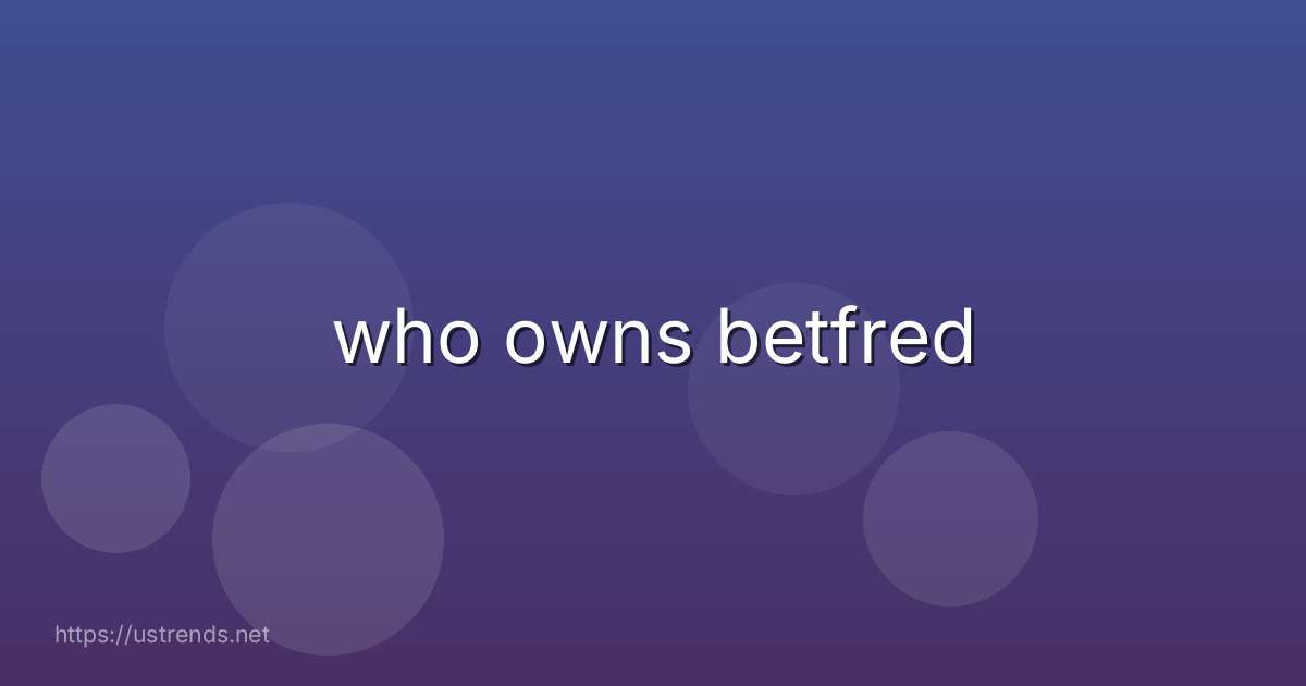 who owns betfred
