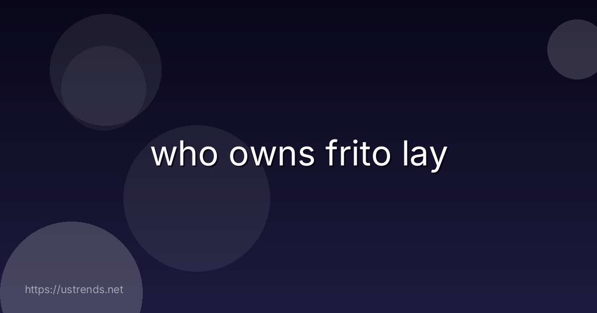 who owns frito lay