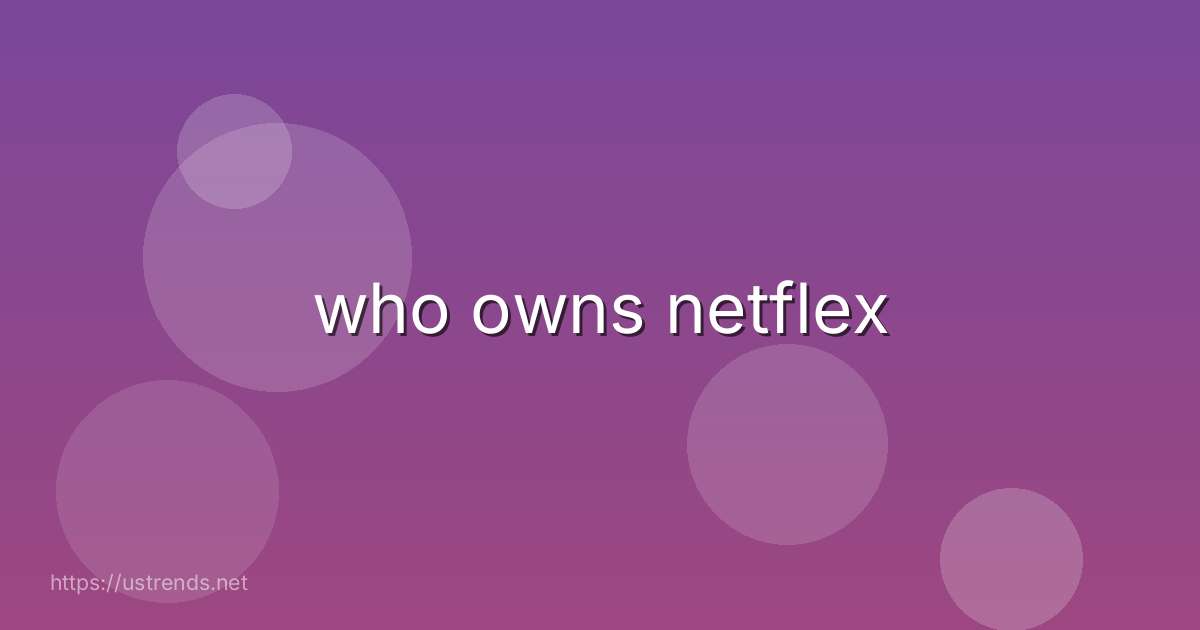 who owns netflex
