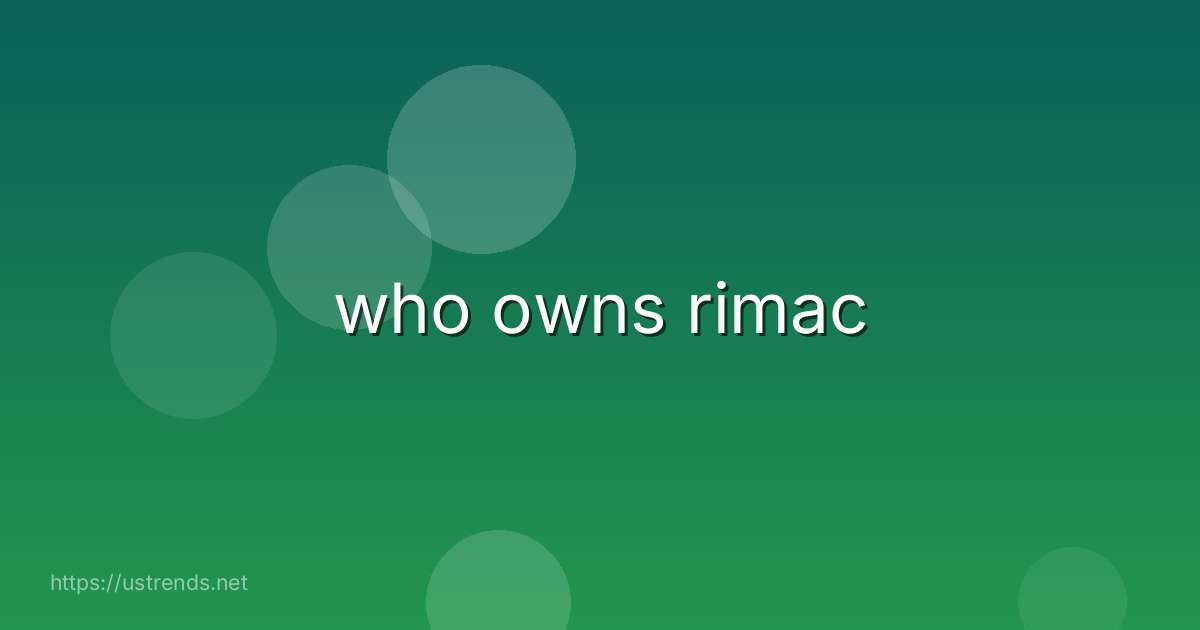 who owns rimac