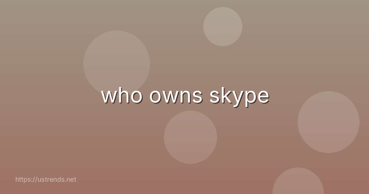 who owns skype