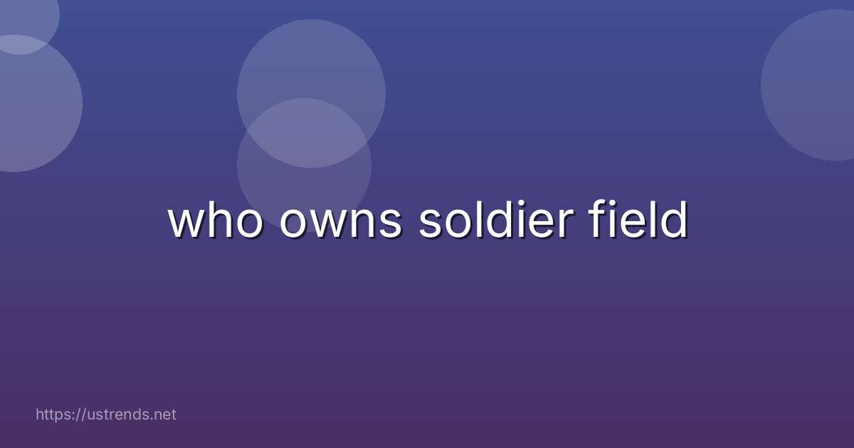 who owns soldier field