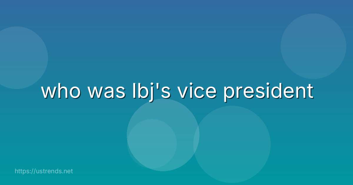 who was Ibj's vice president