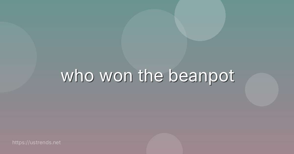 who won the beanpot