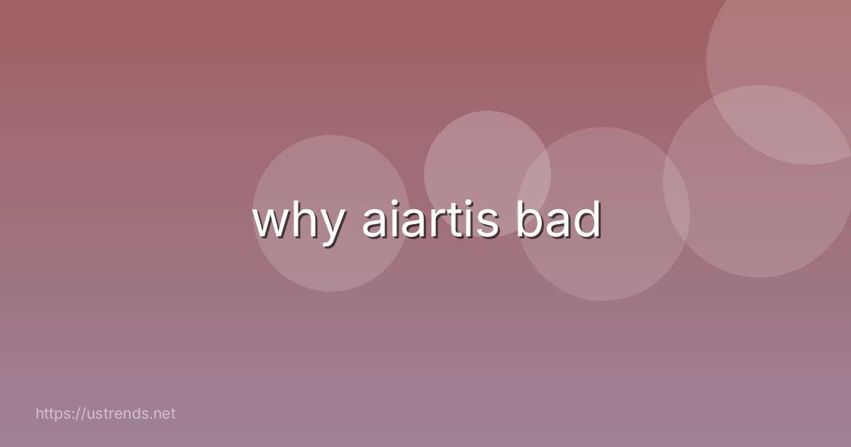 why aiartis bad