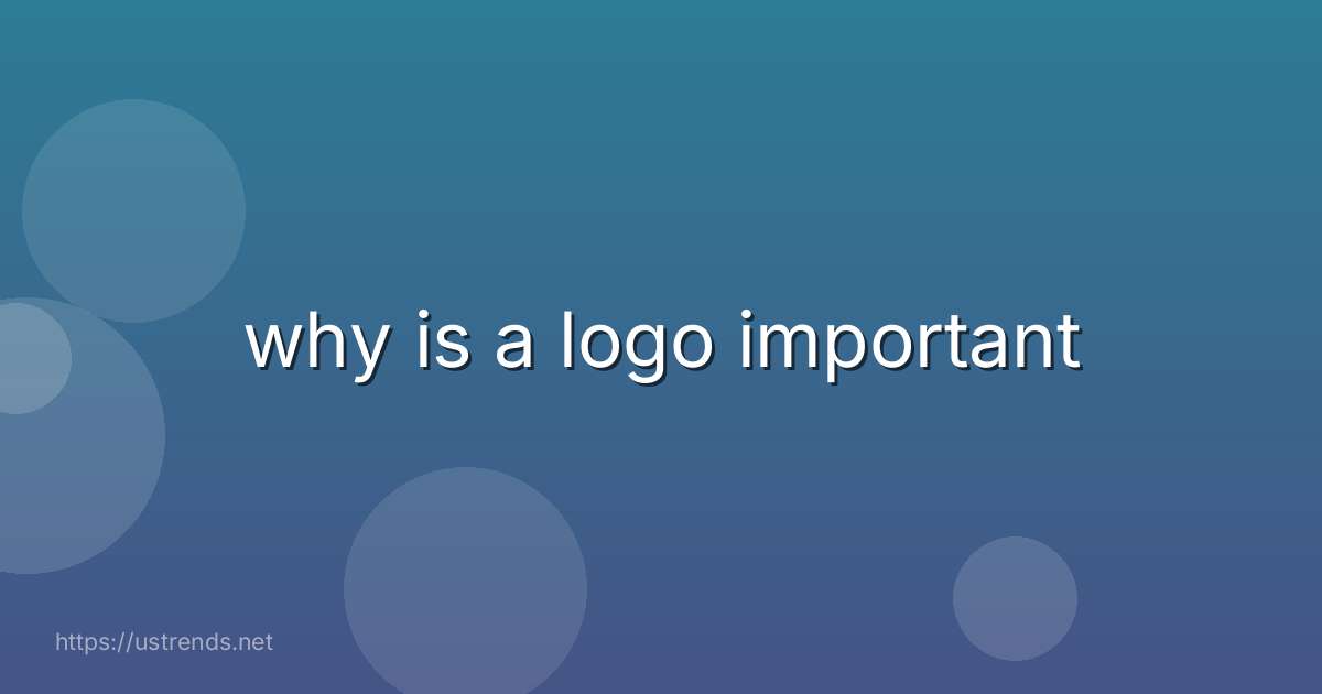 why is a logo important