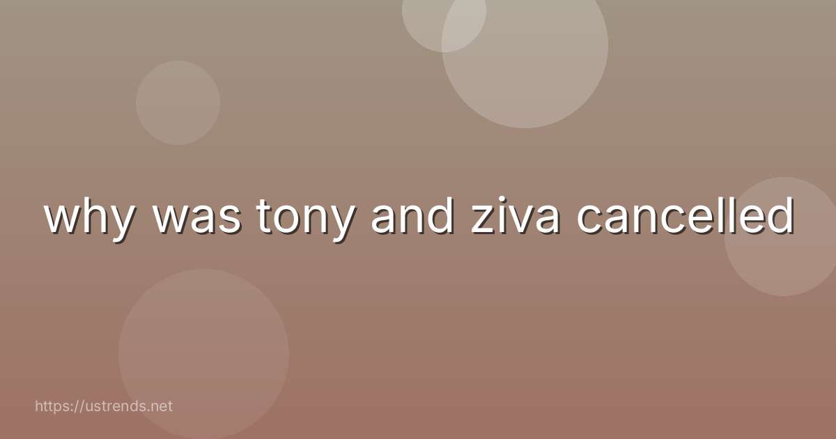 why was tony and ziva cancelled