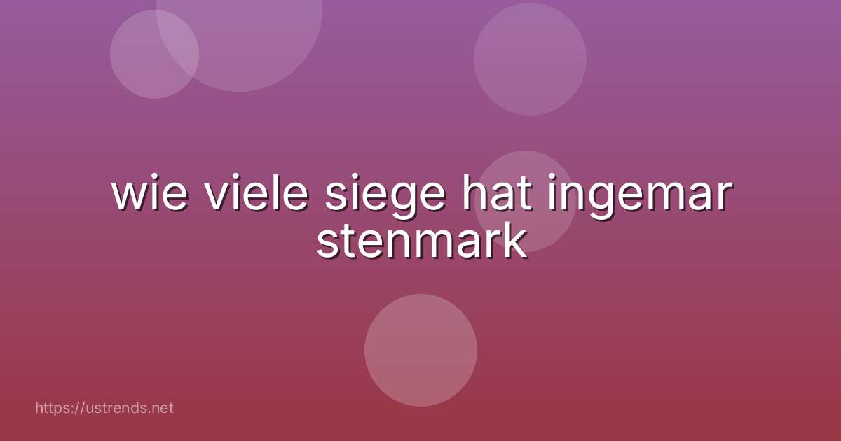wie viele siege hat ingemar stenmark