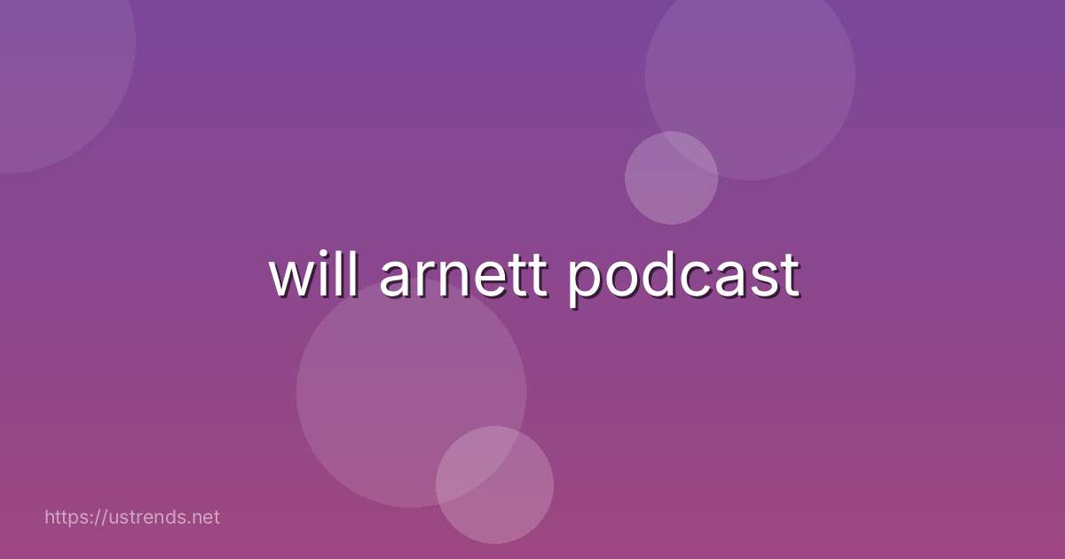 will arnett podcast