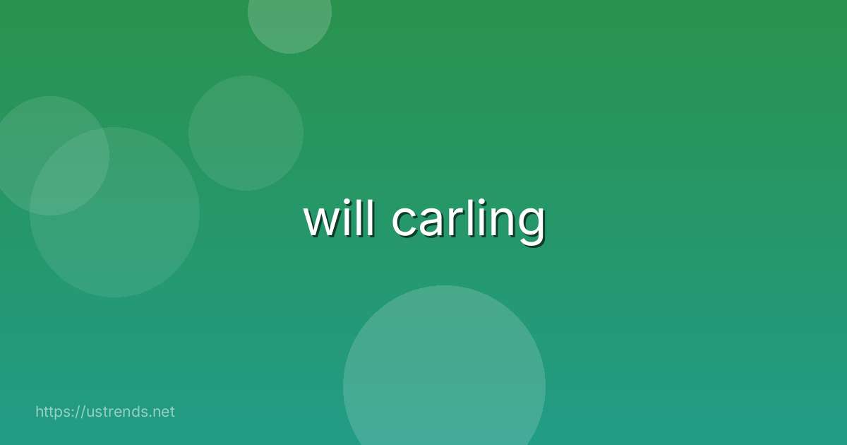 will carling