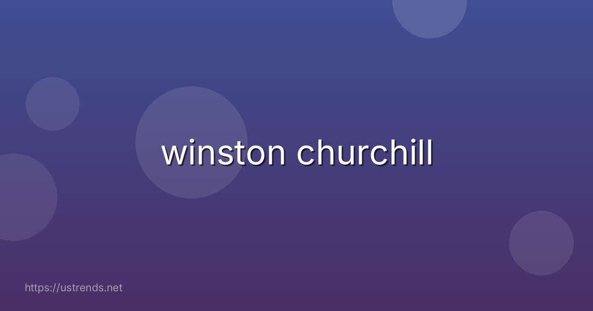 winston churchill