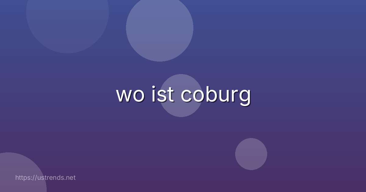 wo ist coburg