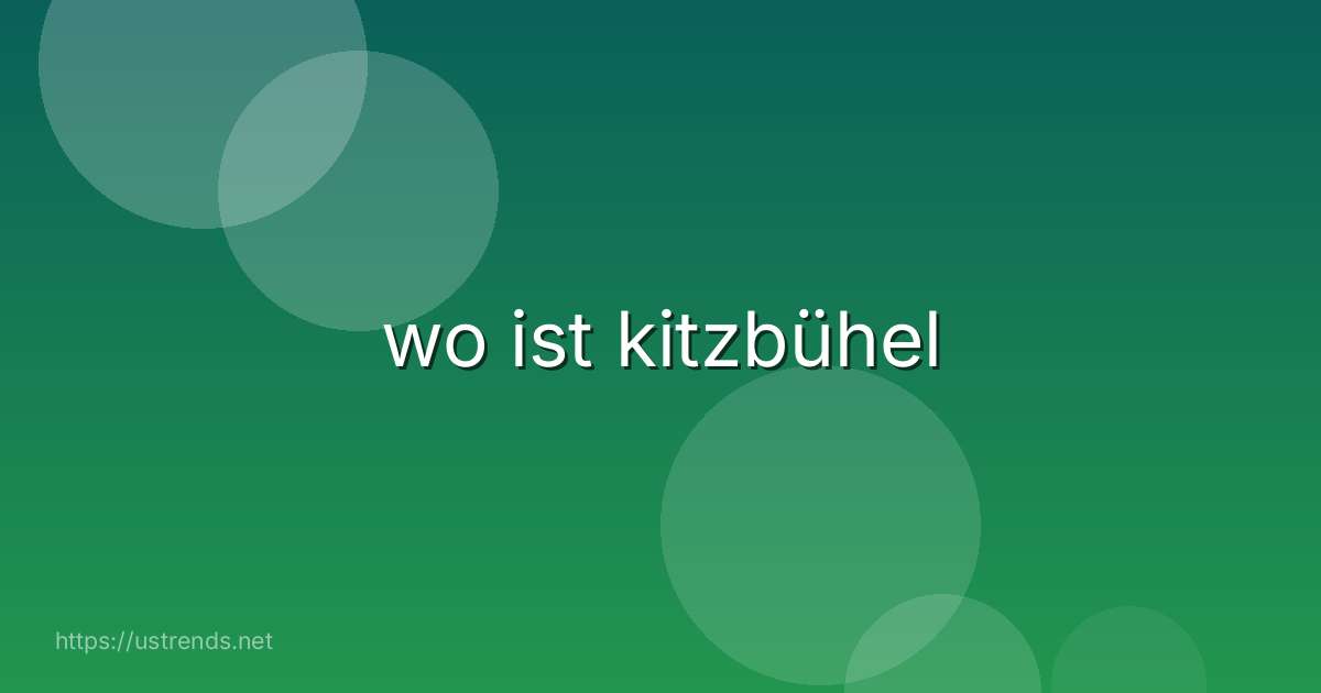wo ist kitzbühel