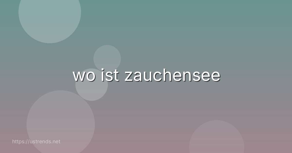 wo ist zauchensee