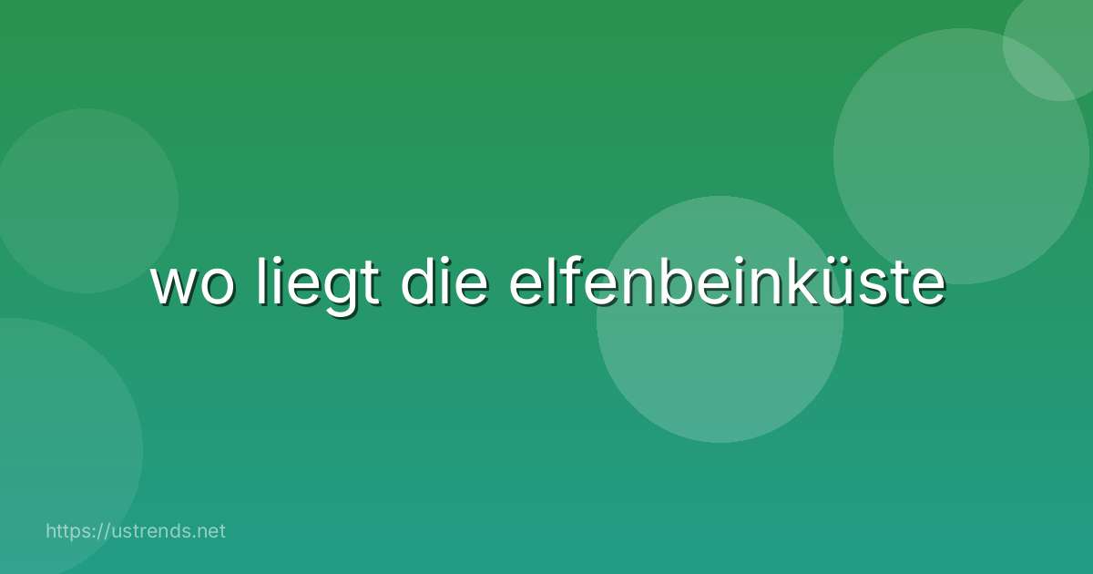 wo liegt die elfenbeinküste