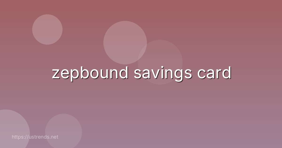 zepbound savings card