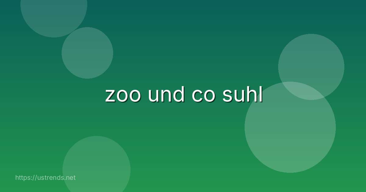 zoo und co suhl